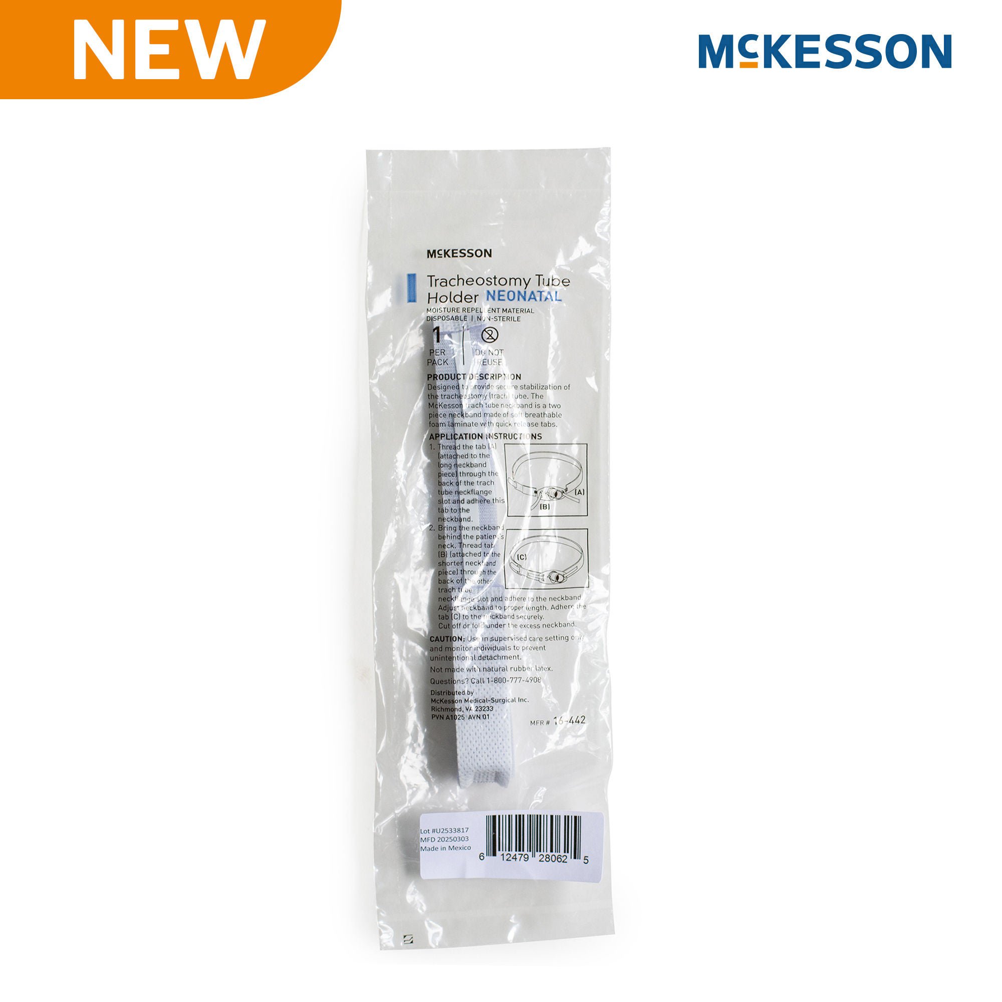 McKesson Brand HOLDER, TRACH TUBE NEO LF (10/BX 10BX/CS)