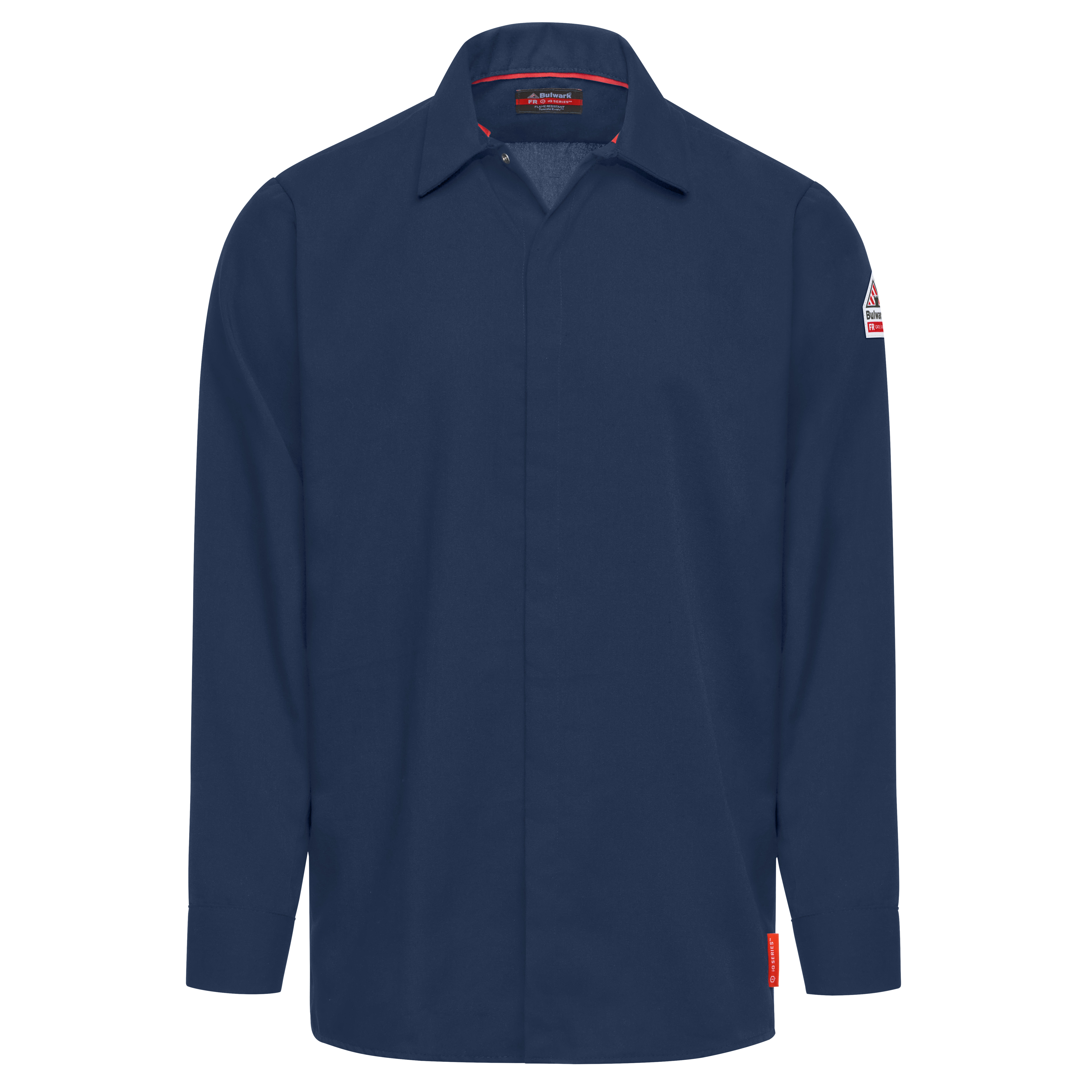 IQ Series Comfort Woven Men‘s Lightweight FR Food Processing Shirt-Bulwark