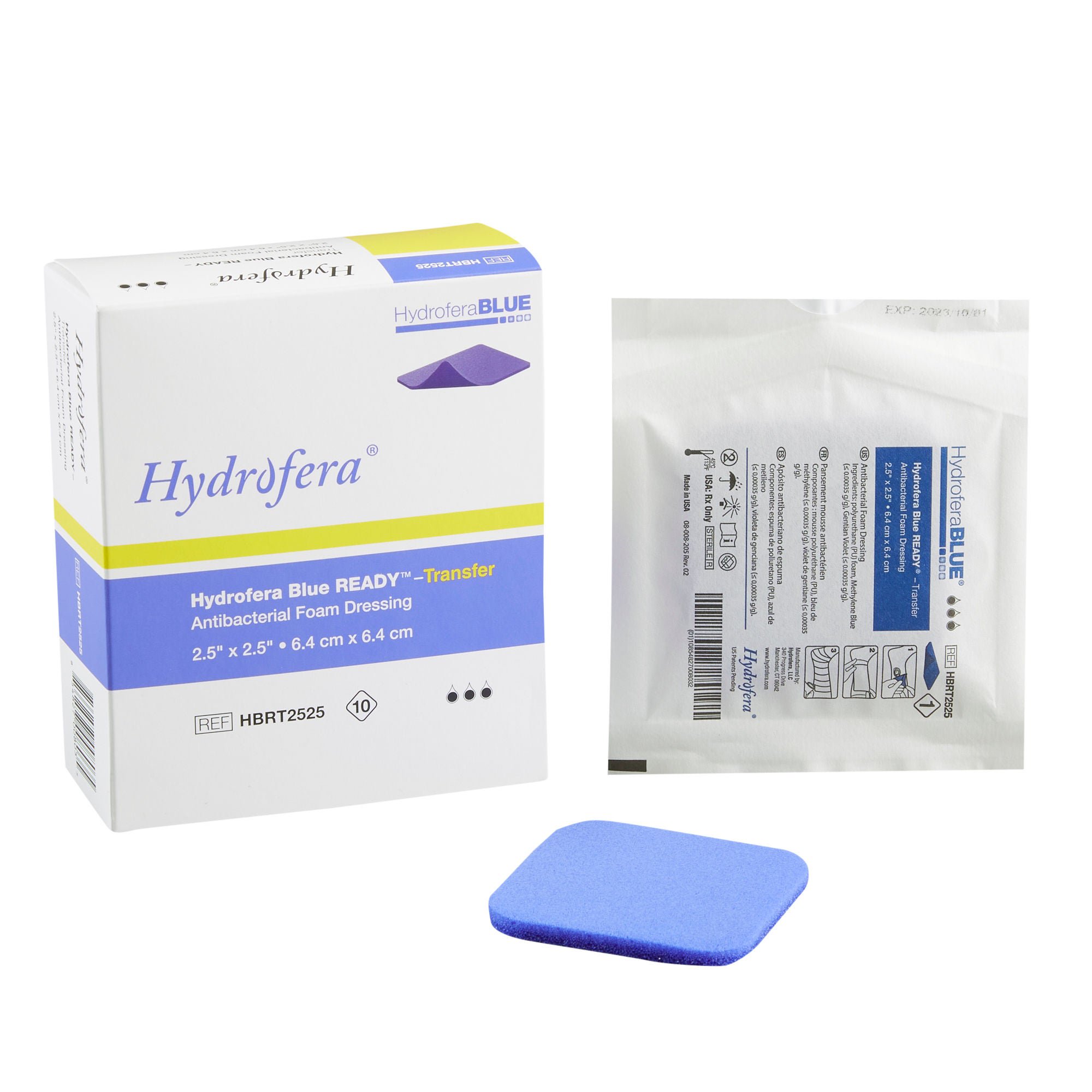 BSN Medical DRESSING, HYDROFERA BLUE READYTRANSFER 2.5X2.5 (10/BX)