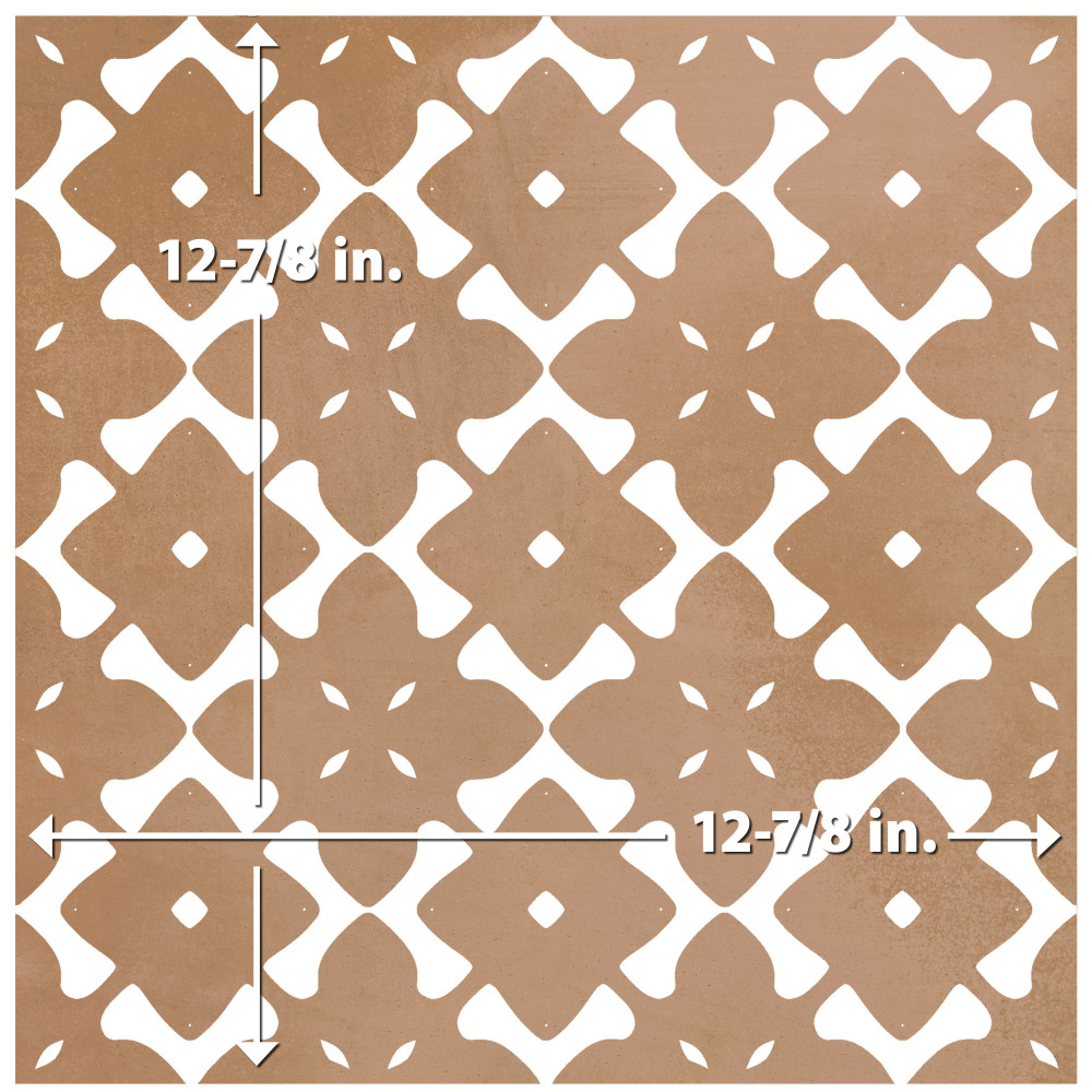 Bari Fortuna Terra 12-7/8 in. x 12-7/8 in. Porcelain Floor and Wall Tile