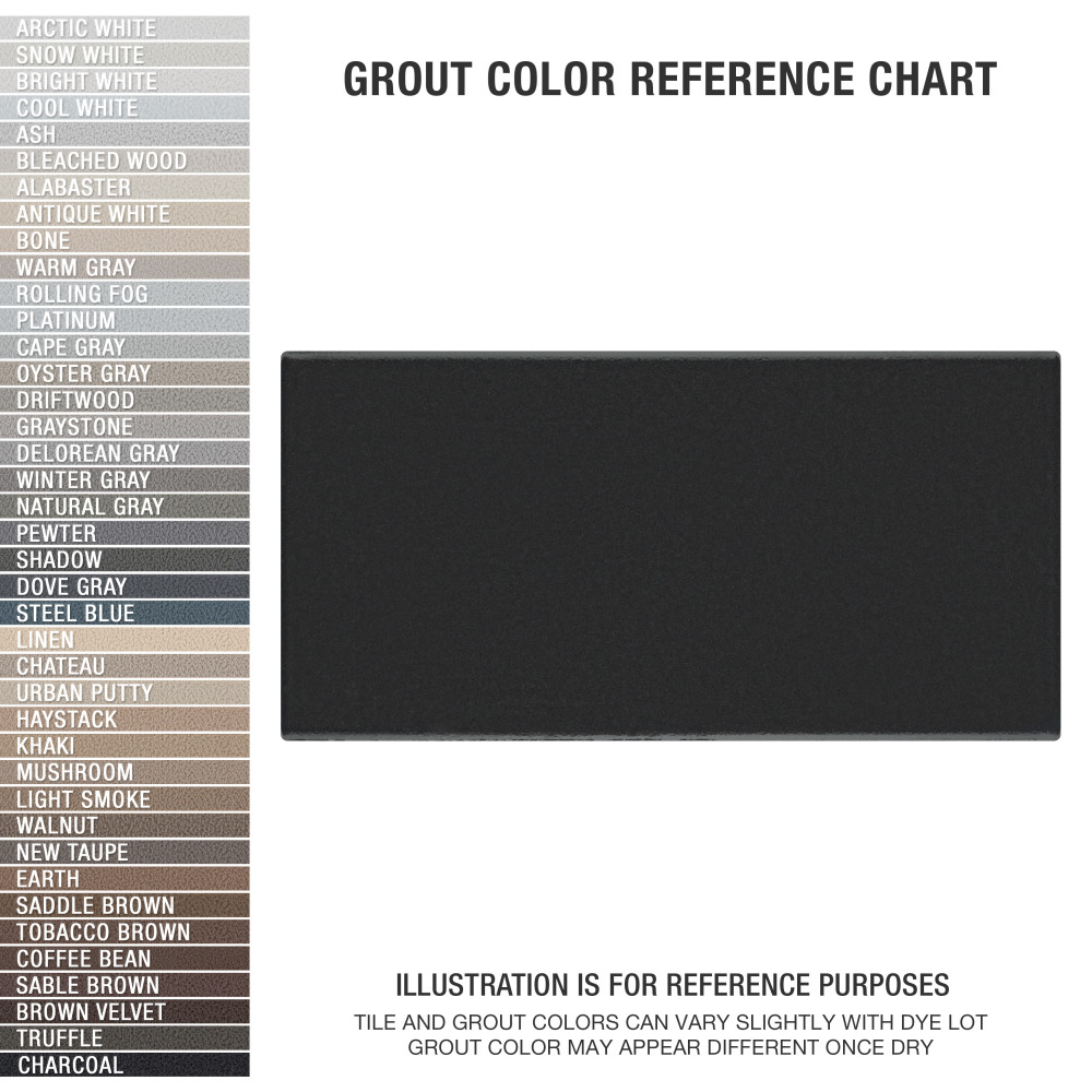 Piscina Glossy Black with BioTech 4-3/4 in. x 9-5/8 in. Porcelain Floor and Wall Tile