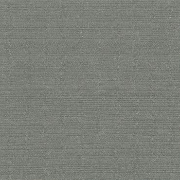 Grey woven textile/wallpaper swatch with fine horizontal striations; lying flat and static, evenly lit, appearing as a neutral, subtle textured background.
