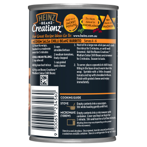  Heinz Beanz Creationz® Medium Salsa Chilli Beanz 420g 