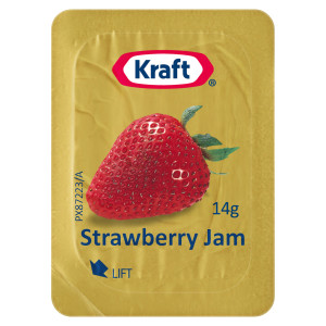 kraft® strawberry jam portion 300x14g image