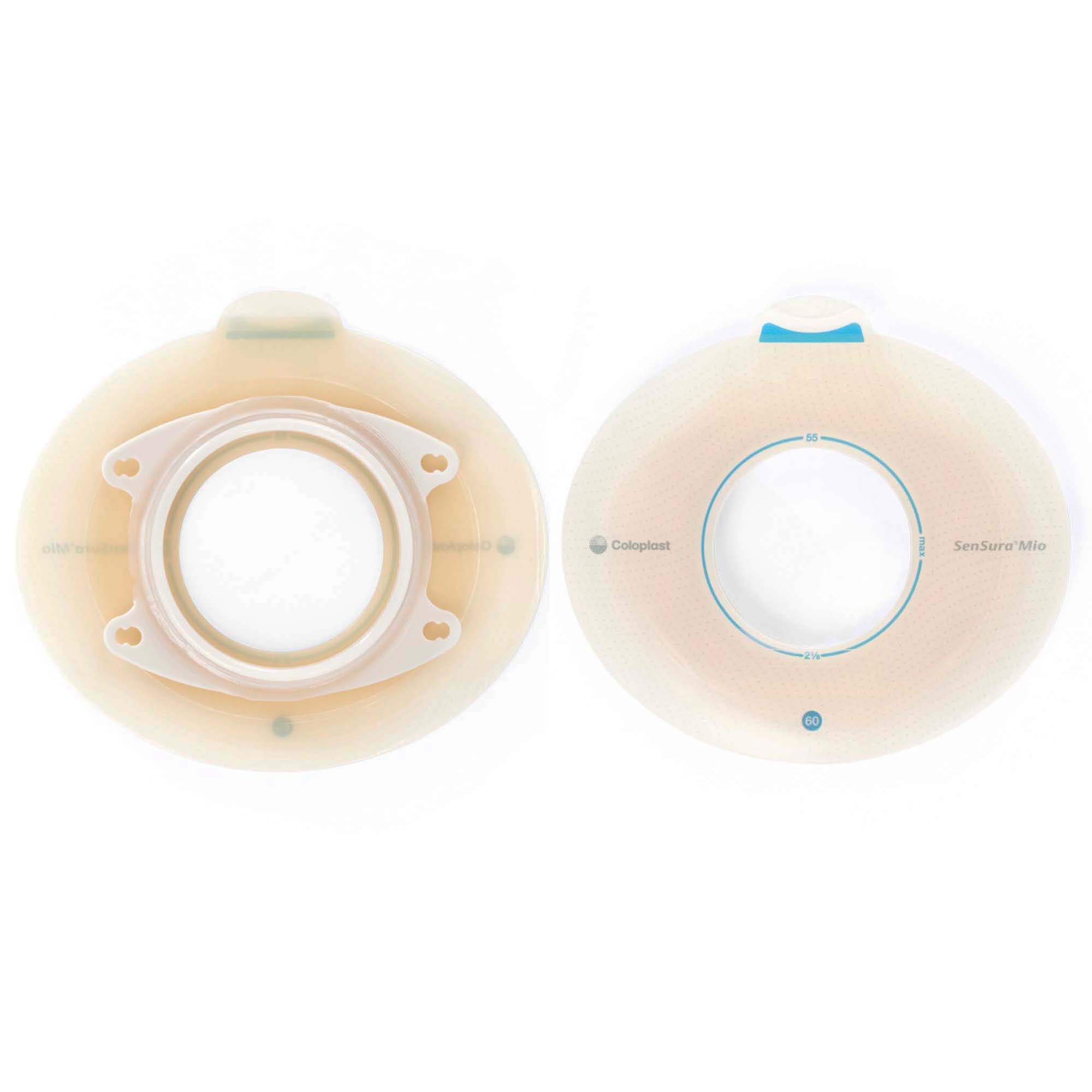 SenSura® Mio Click Ostomy Barrier, 38 mm Stoma Opening, Red Color Match