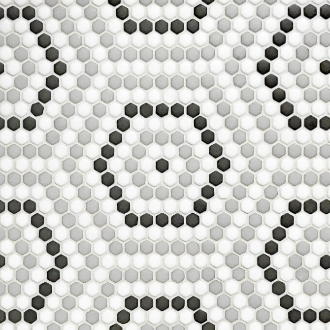 Nano Monochrome 11×14 Ripple Mosaic