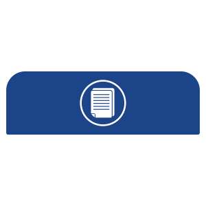 Rubbermaid Commercial, Configure™, Paper, 23gal, Blue, Receptacle Label Kit