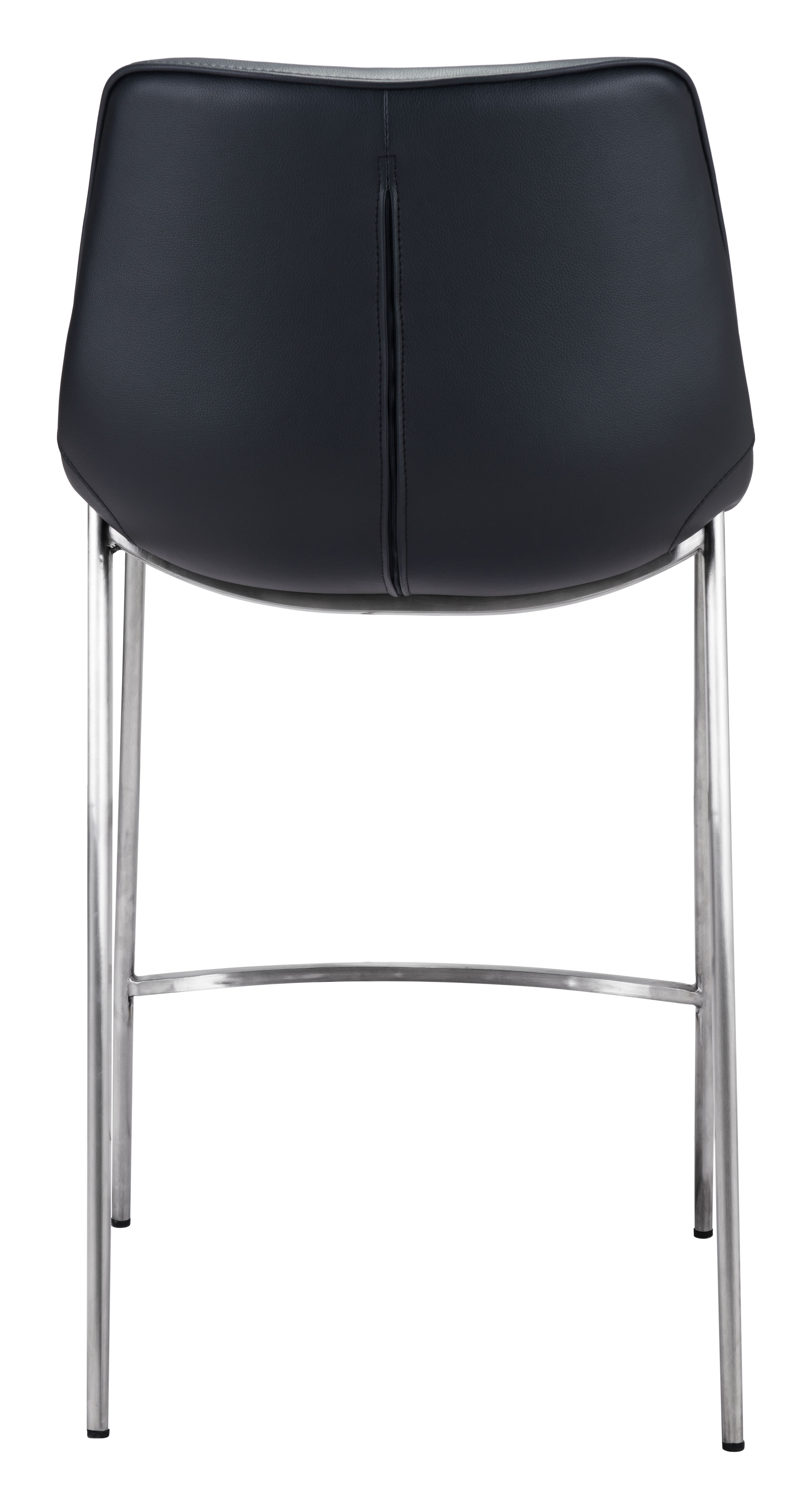 Magnus Counter Stool (Set of 2) Black & Silver product image