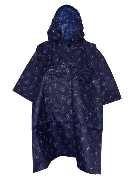 Dog-Print Showerproof Poncho Dog-Print Showerproof Poncho