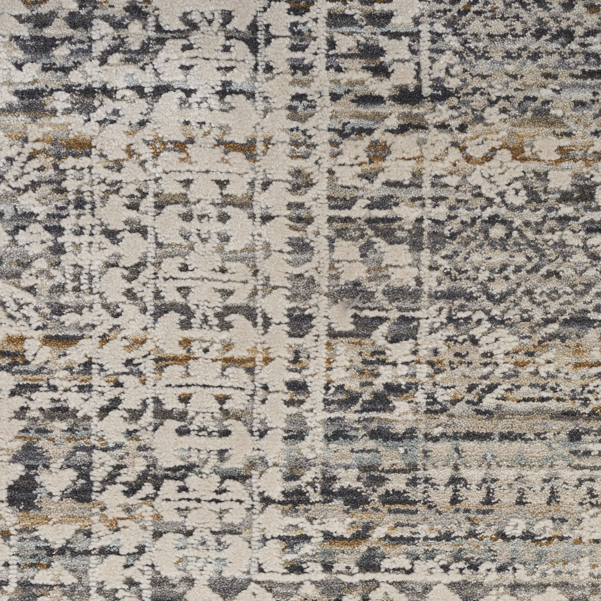 Nourison Lynx 9'10" x 13'6" Ivory Slate Vintage Indoor Rug