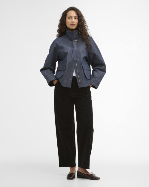 Barbour x ARKET Amber Loose Cord Trousers Black