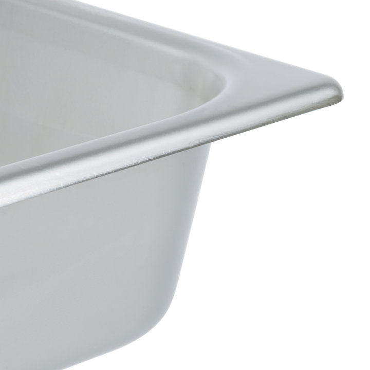 Full-size 2 ½-inch-deep stainless steel deli pan