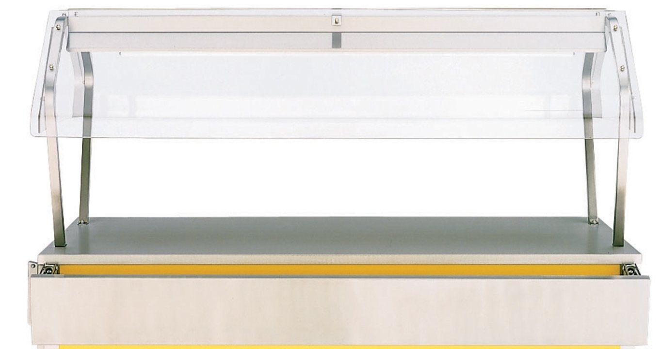 60-inch Classic Economy Buffet Breath Guard 4 Well or 4 Pan