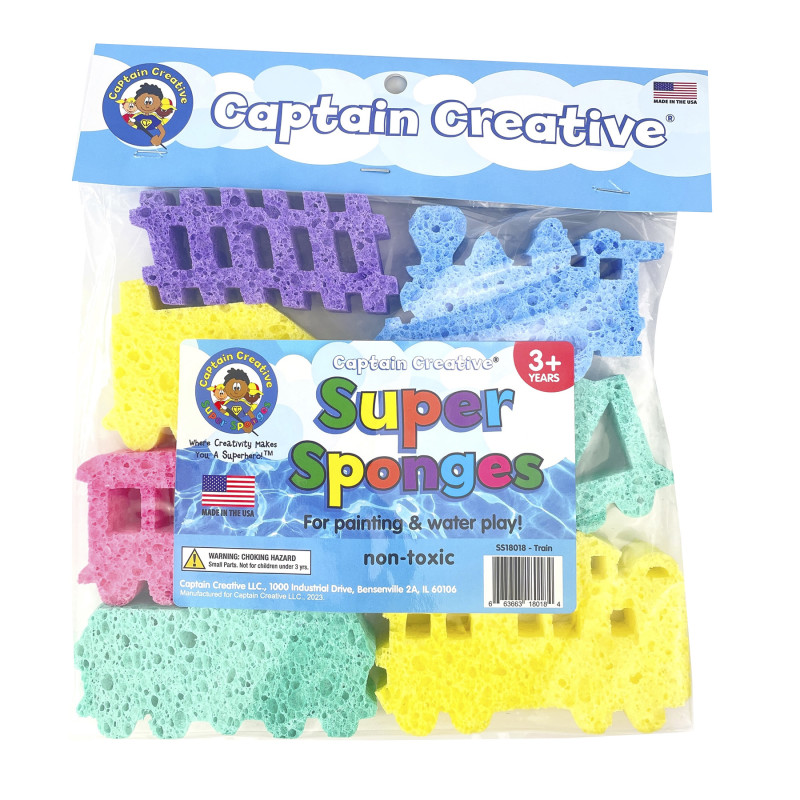 Super Sponges Train Pack