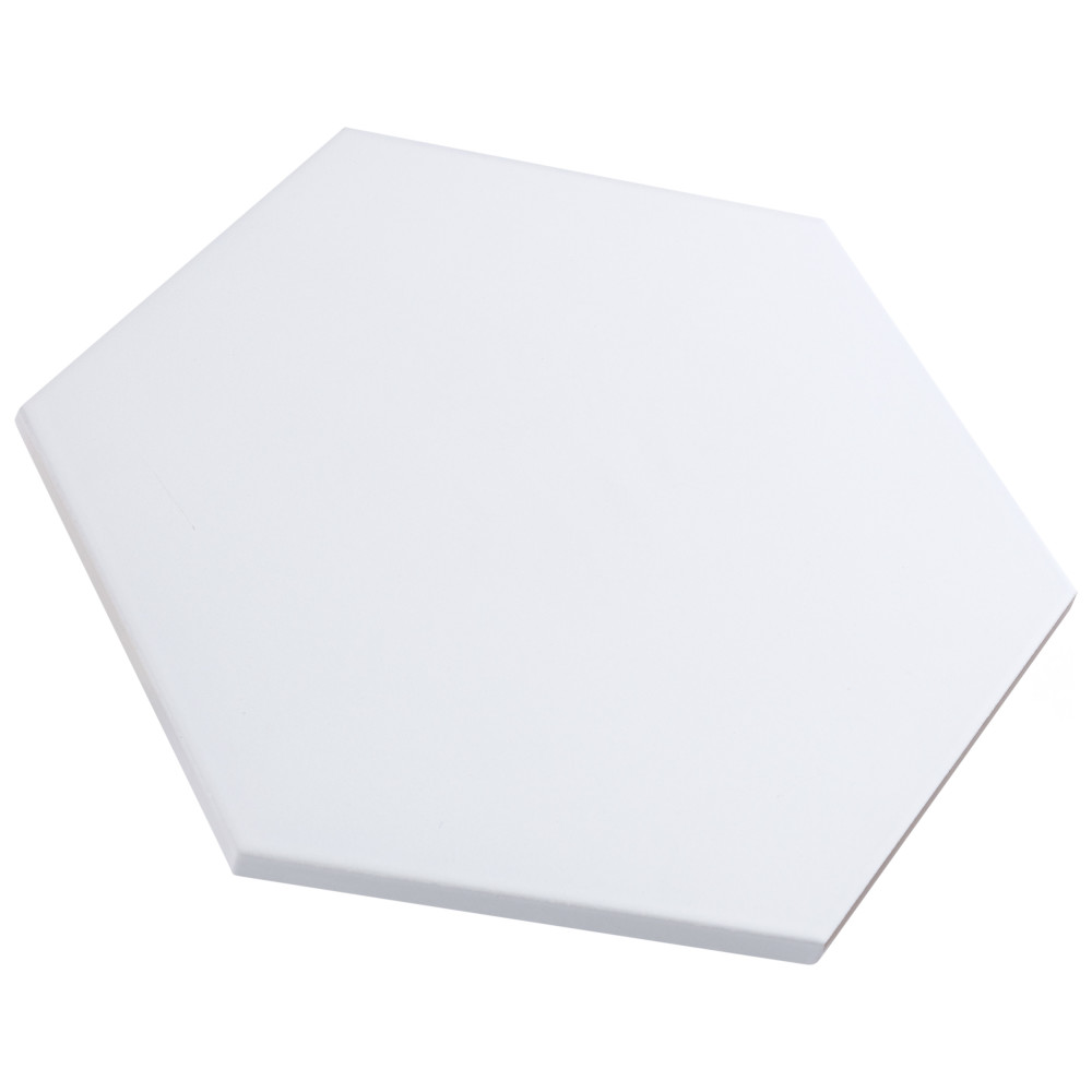 Horizon Hex Blanco 7.75x9 Hexagon Ceramic Floor and Wall Digital Pattern