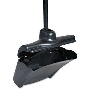 Rubbermaid Commercial, Executive Series Lobby Pro, Black, 11.25", Dust Pan with Long Handle