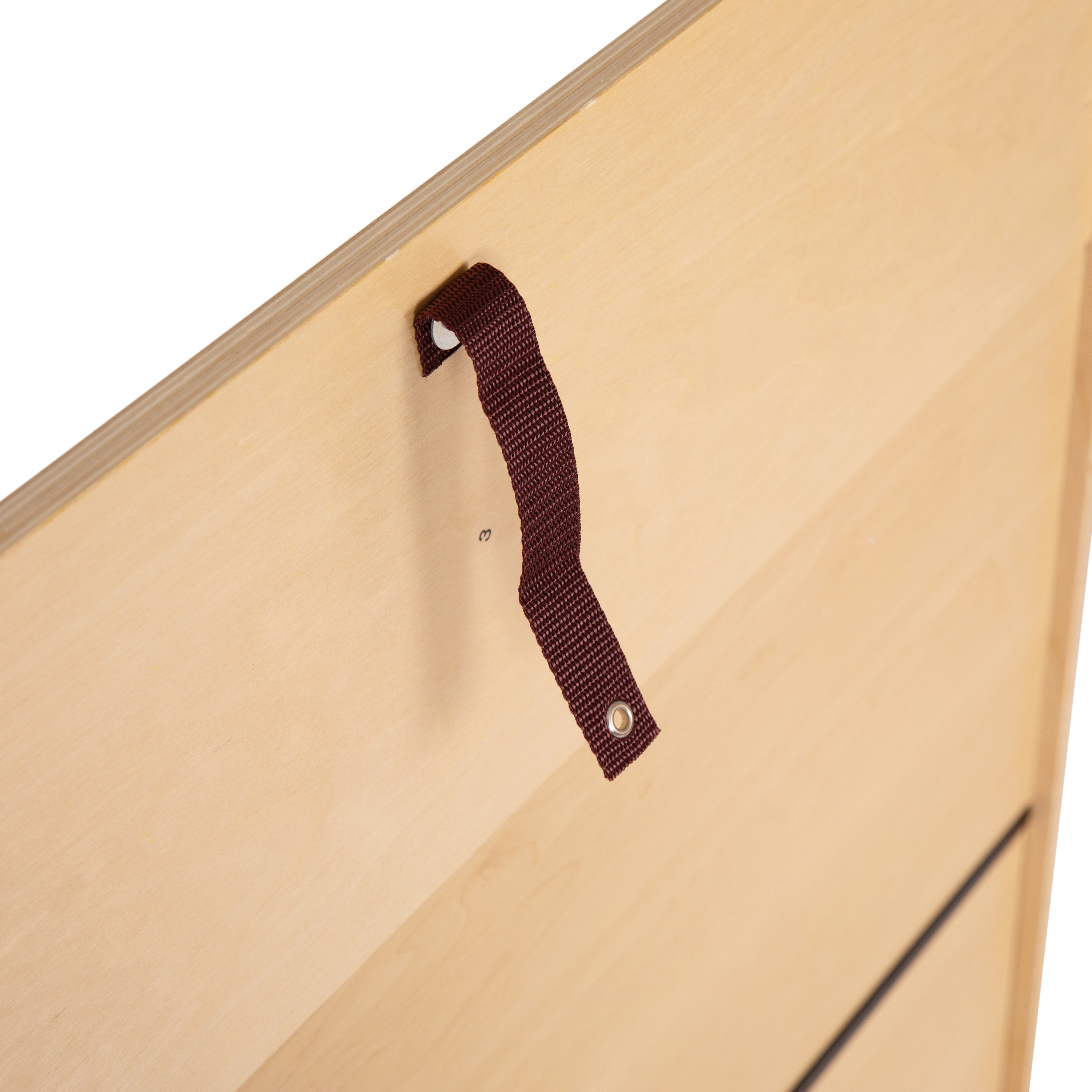 Estante de almacenamiento de libros de madera natural para niños con 4 listones de almacenamiento y apto para niños... - Imagen 11 de 12
