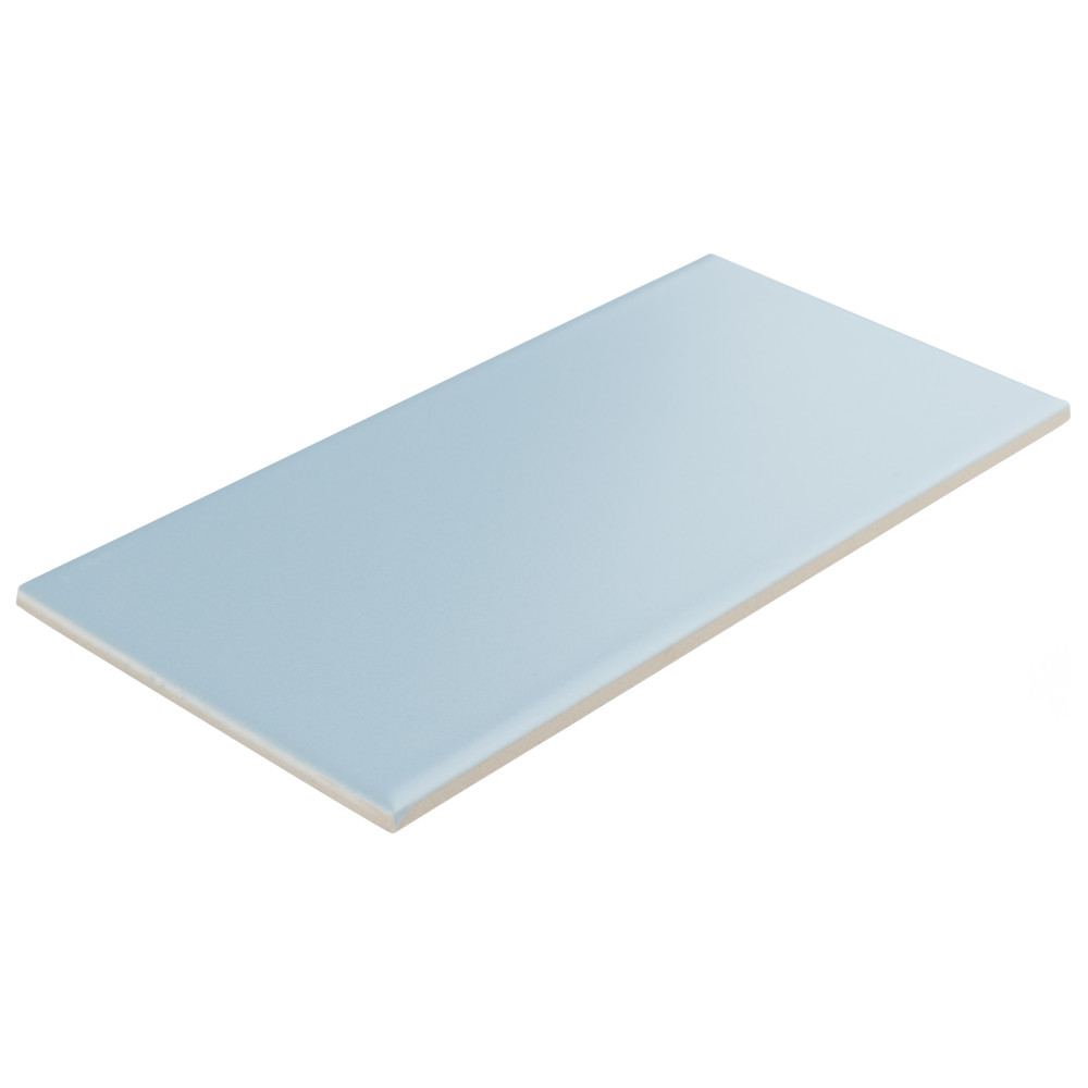Projectos Sky Blue 3-7/8 in. x 7-3/4 in. Ceramic Floor and Wall Tile