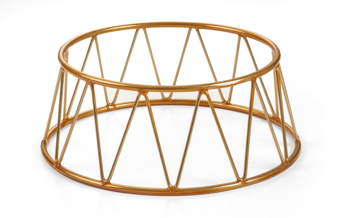 Crown golden buffet riser 10 cm