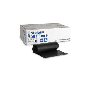 Hillyard, Dura Tuff™ LLDPE Liner, 16 gal Capacity, 24 in Wide, 33 in High, 0.47 Mils Thick, Black
