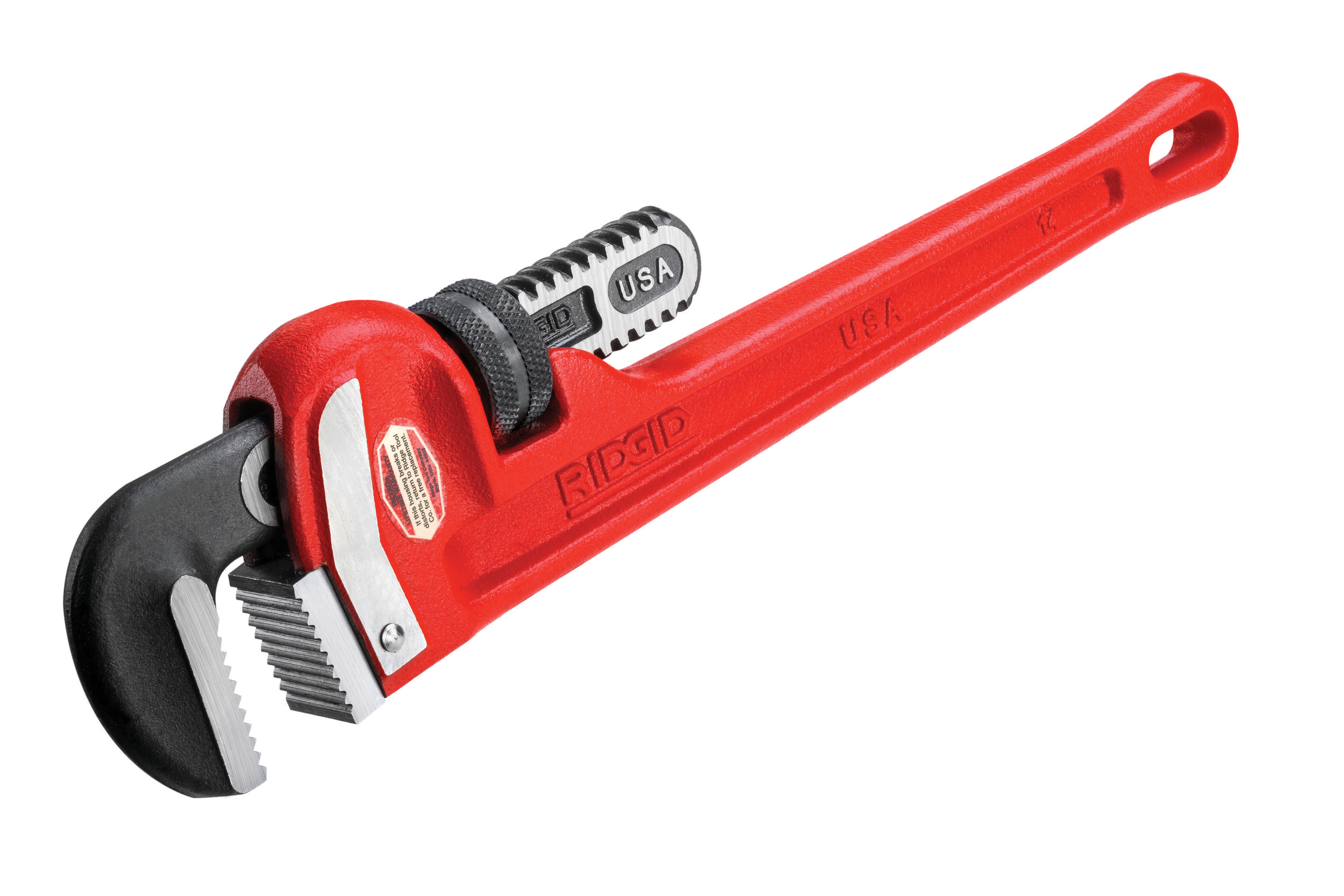 14" Heavy-Duty Straight Pipe Wrench - Image 2