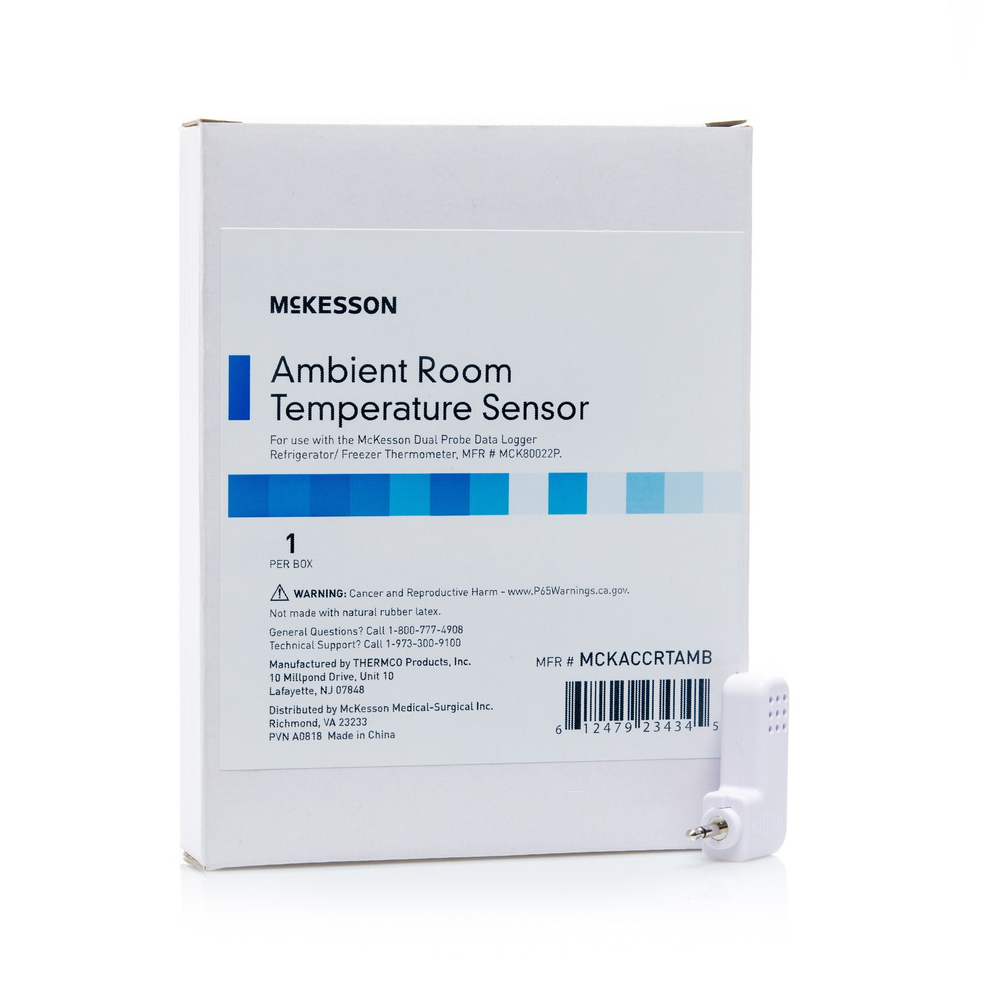 McKesson Ambient Room Temperature Sensor, 32 – 122° F Temperature Range