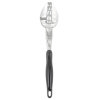14-inch heavy-duty stainless steel slotted basting spoon with black Ergo Grip™ handle