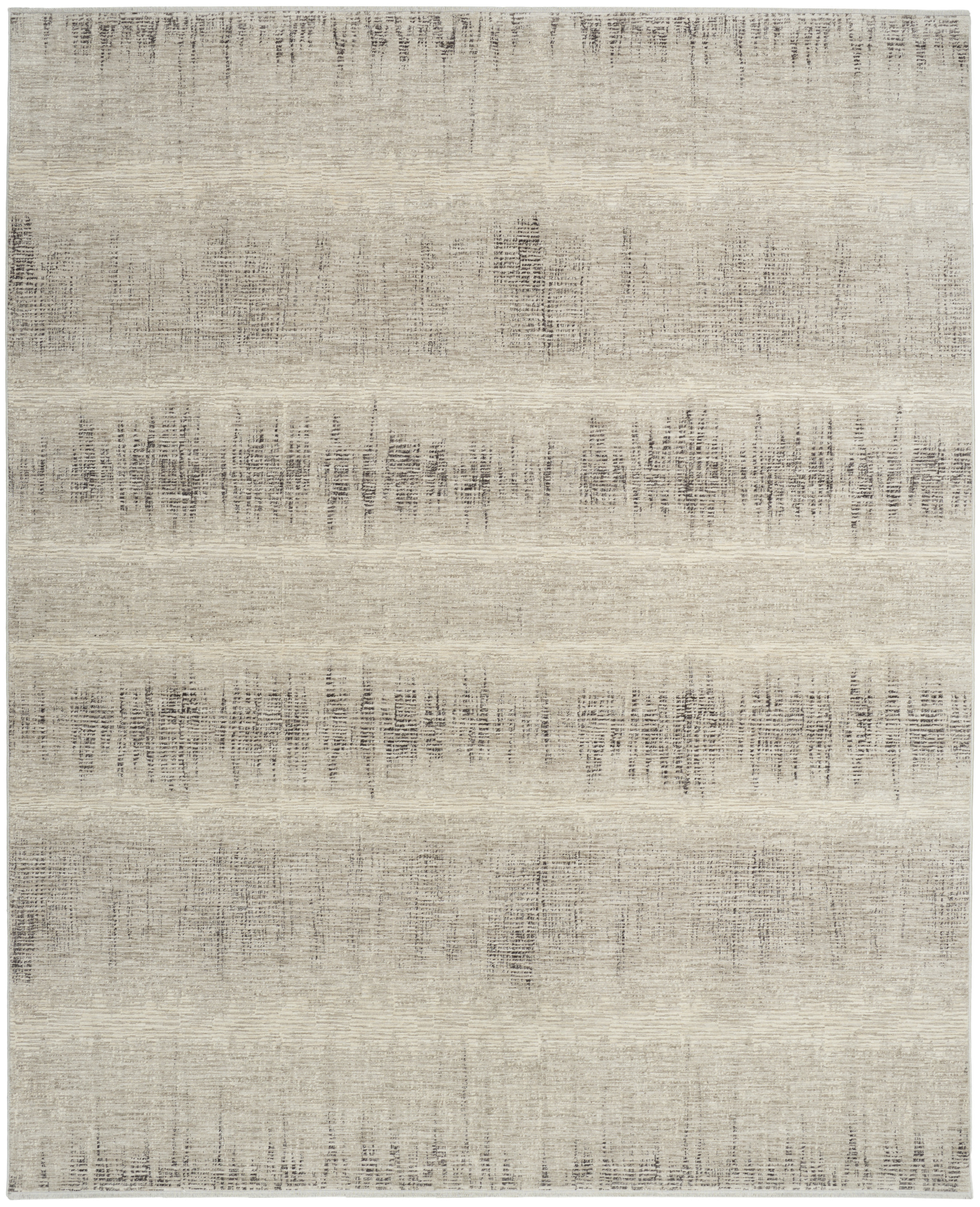 Calvin Klein CK079 Notes 7'10" x 9'10" Ivory Charcoal Modern Indoor Rug