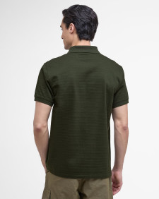 Alfred Jacquard Striped Polo Shirt 
