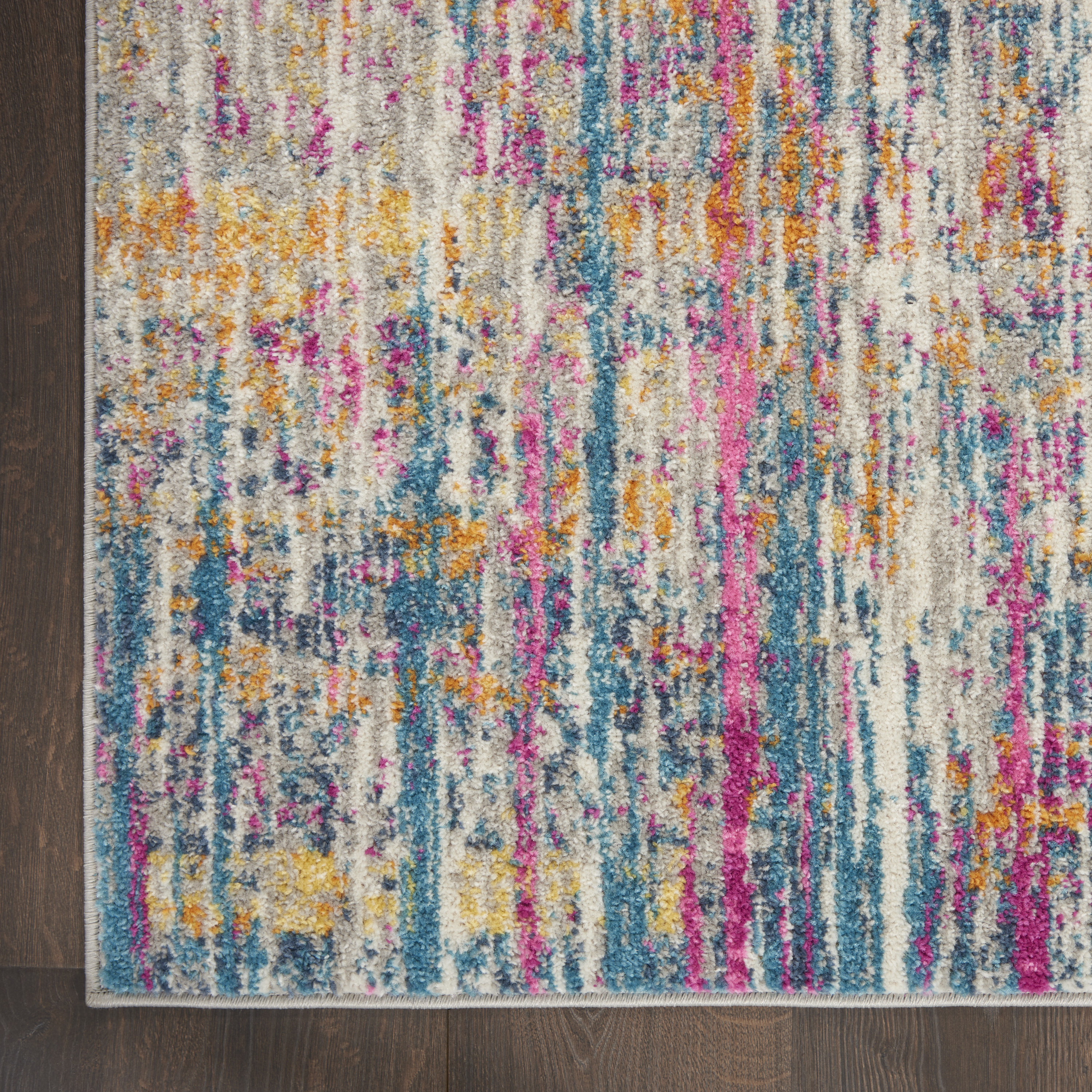 Nourison Passion 8' x 10' Ivory Multicolor Modern Indoor Rug