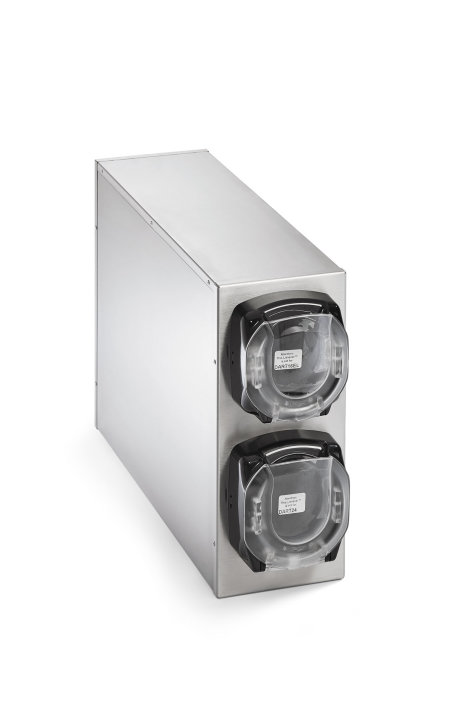 Configurable Stainless Steel Dispenser Cabinets with LidSaver® 3 Lid Dispenser Options