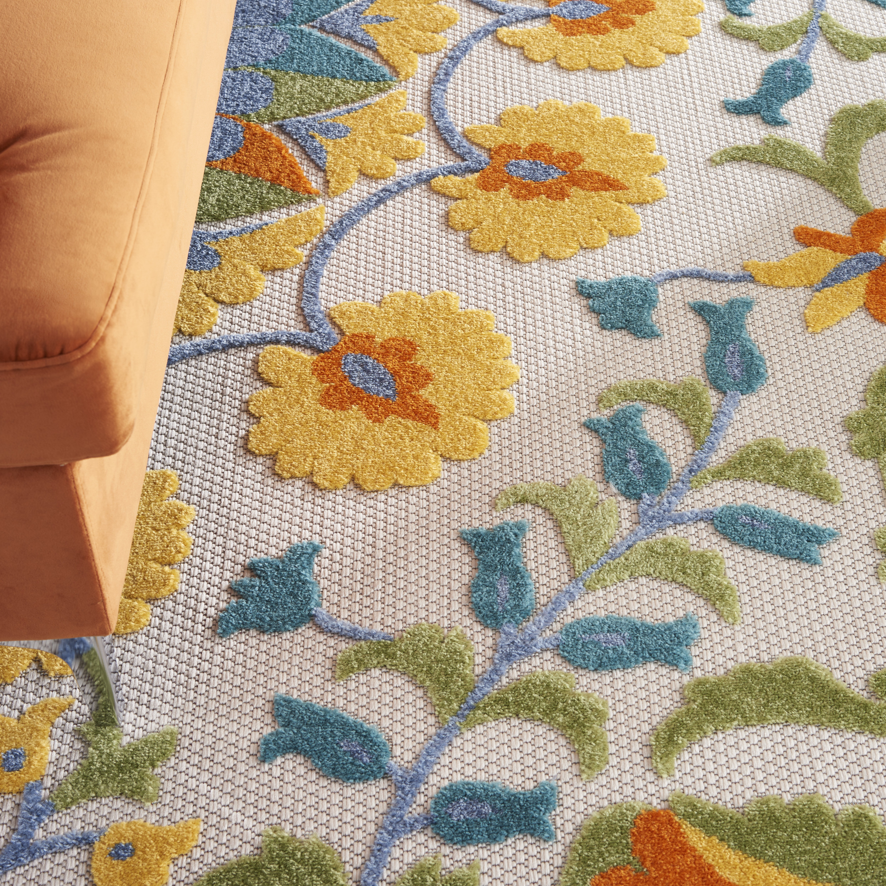 Nourison Aloha 7'10" x 10'6" Multicolor Transitional Rug