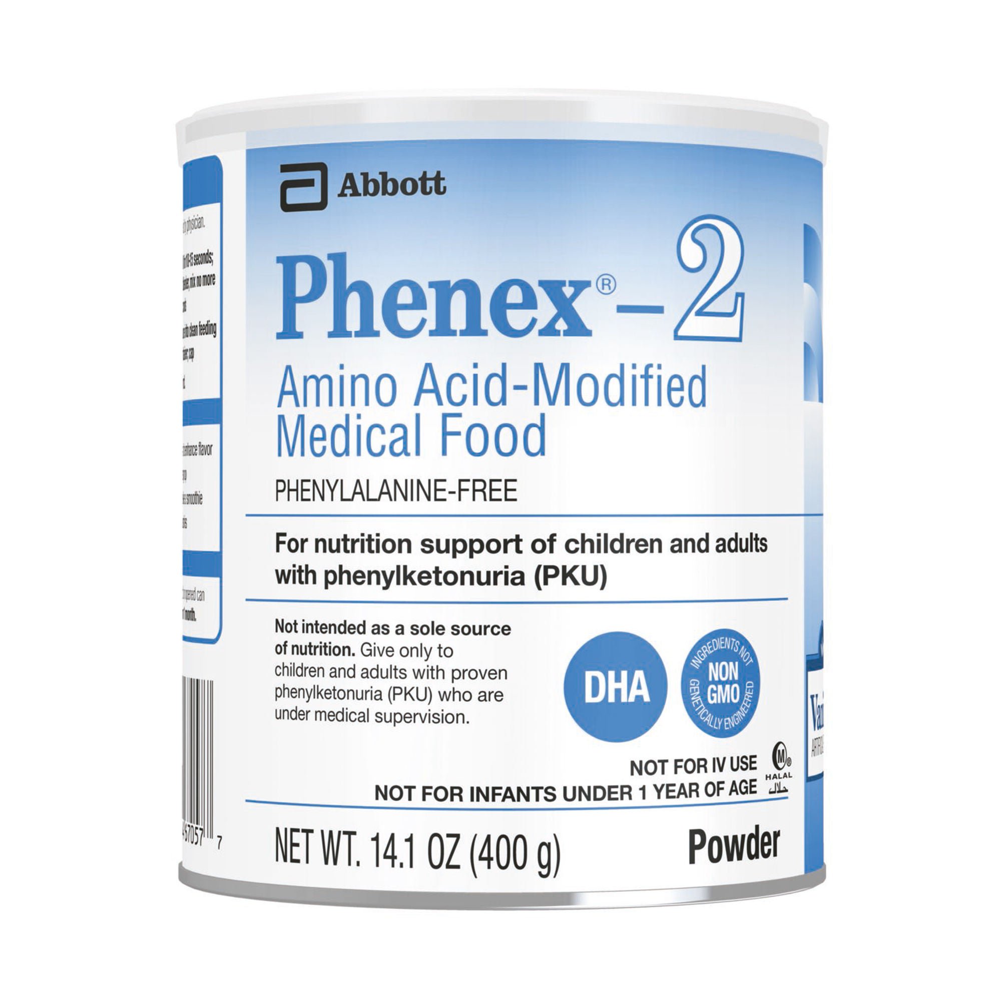 Phenex®-2 Vanilla Amino Acid–Modified Medical Food for PKU, 14.1-ounce can
