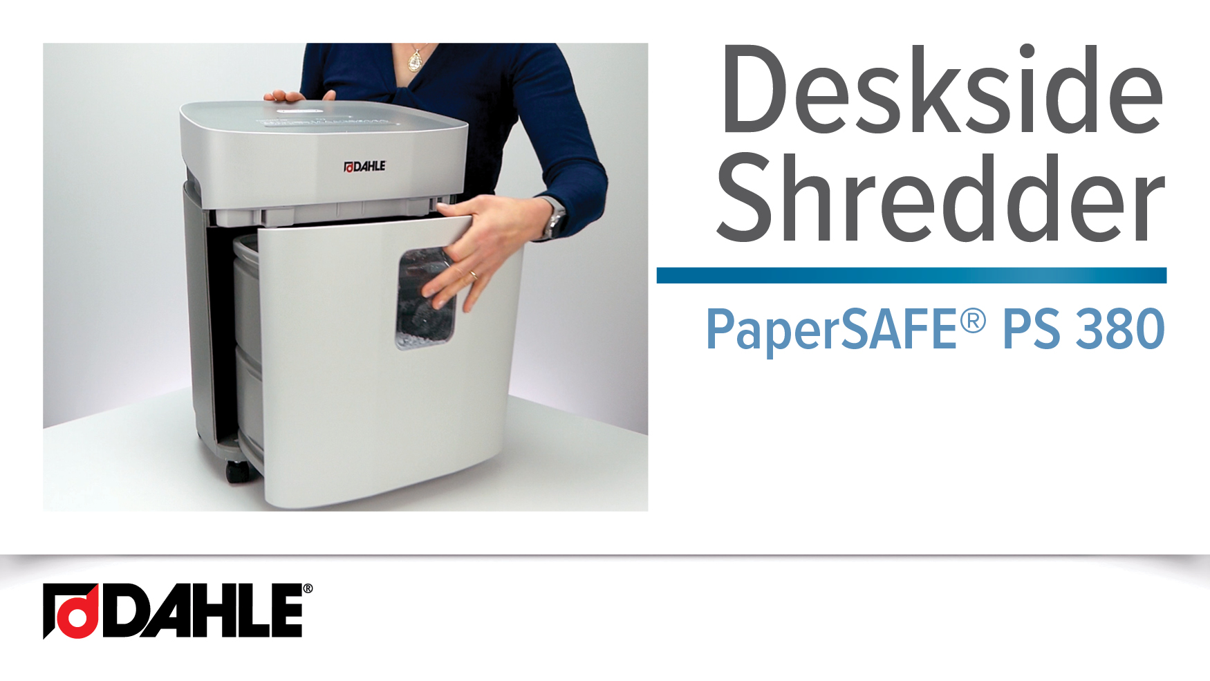 <big><strong>PaperSAFE® PS 380 </strong></big><br>Deskside Shredder