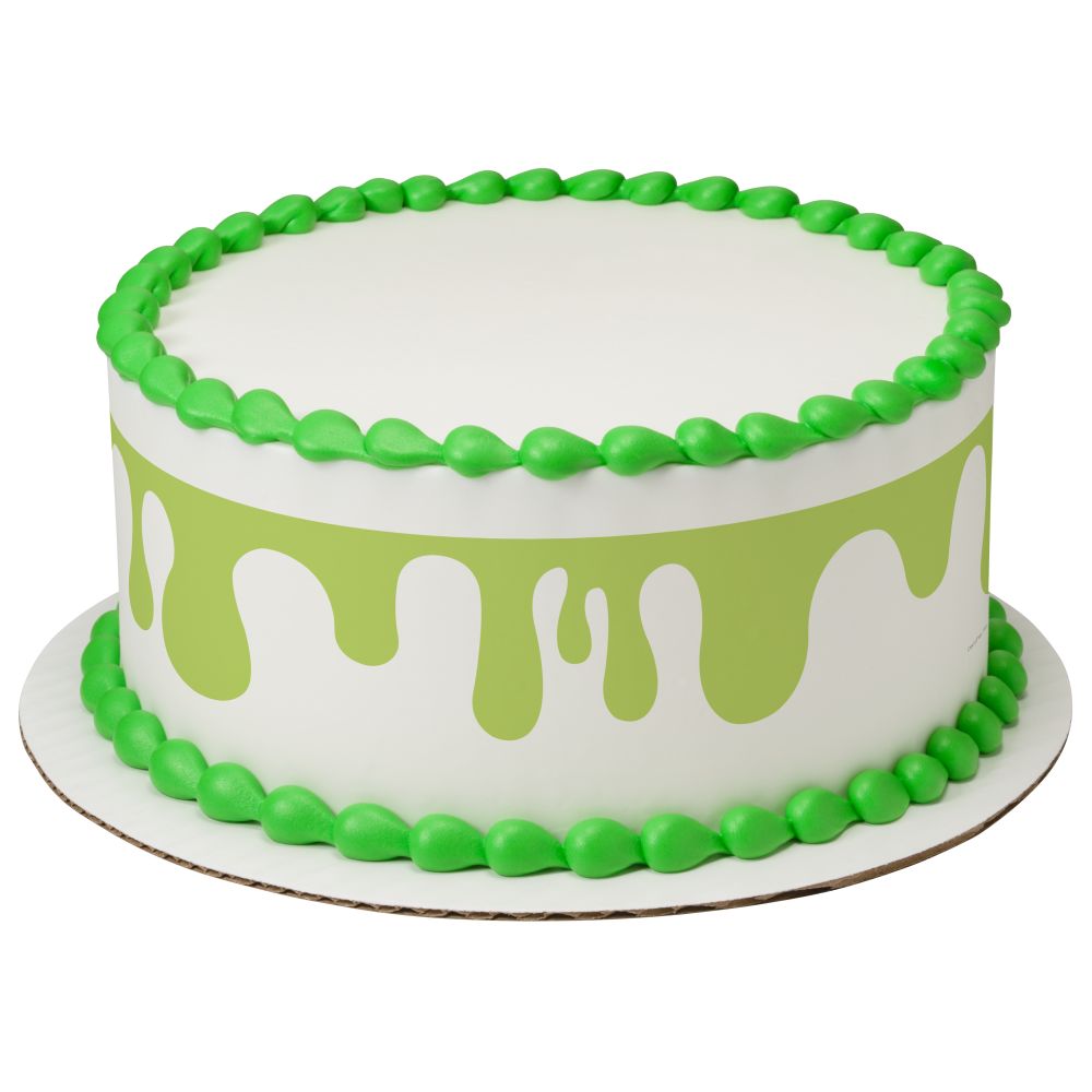 Image Cake Green Drip