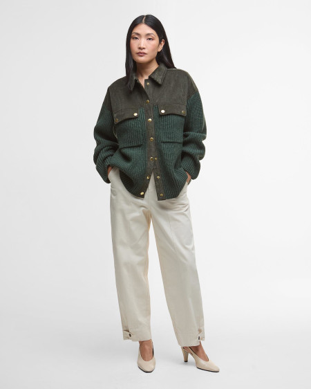 Overshirt lavorata Maxine