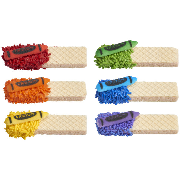 Crayons Assortment Dec-Ons® Decorations