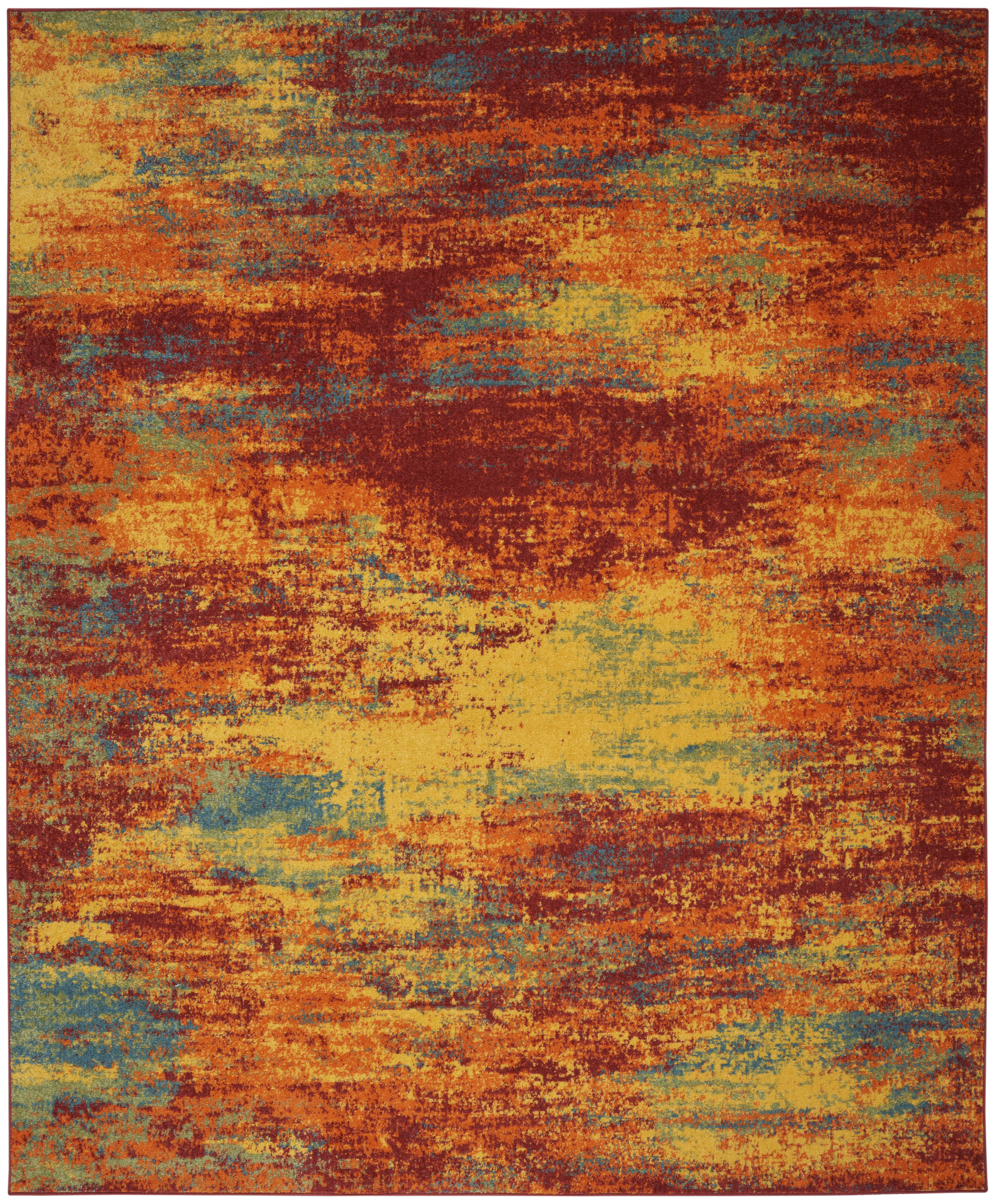 Nourison Nourison Essentials 8' x 10' Flame Modern Rug