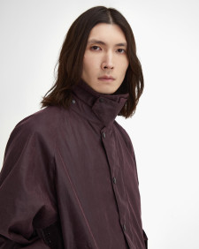 Transport Waxed Jacket Bordeaux