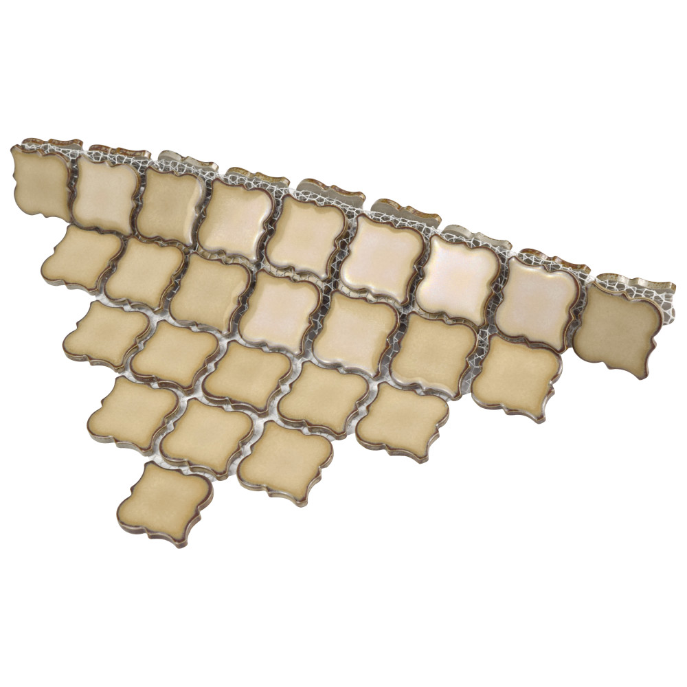 Hudson Tangier Caffe 12-3/8 in. x 12-3/8 in. Porcelain Mosaic Tile