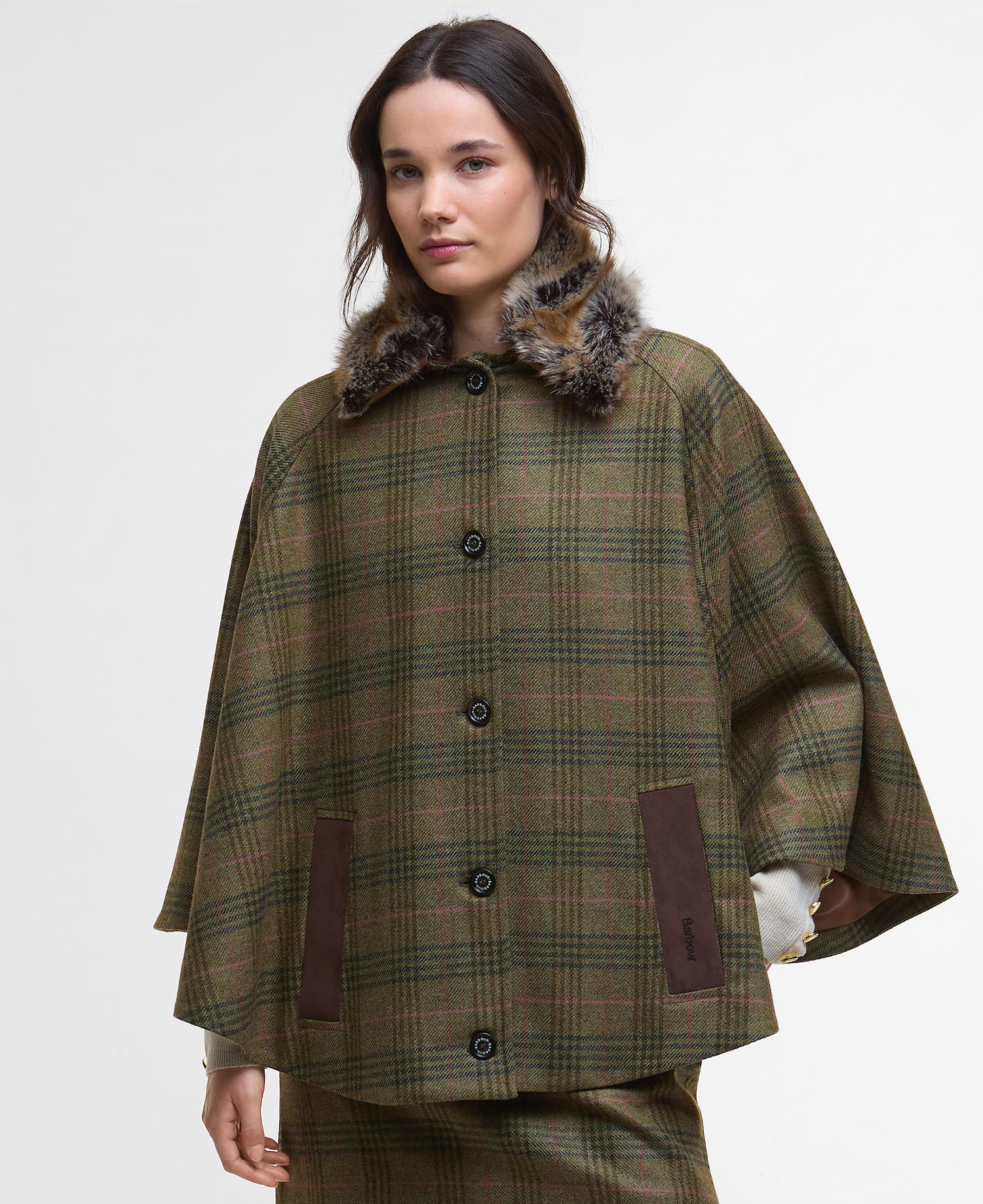 Flax Lily Wool Cape image number 0