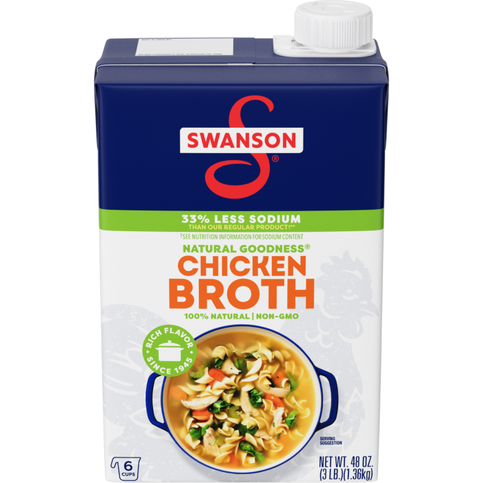 33% Less Sodium Chicken Broth