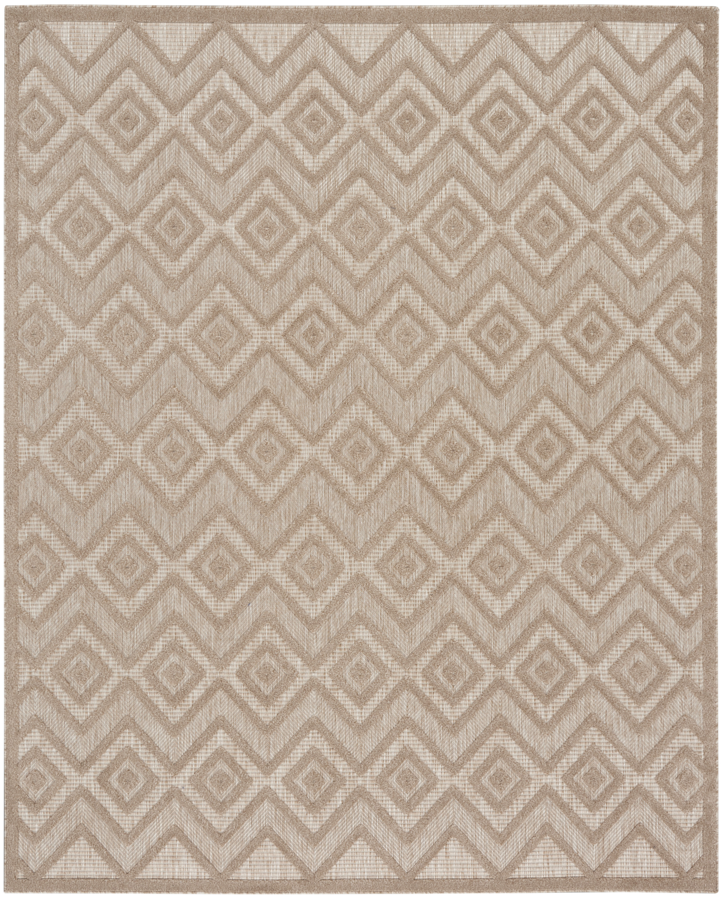 Nourison Versatile 9' x 12' Natural Beige Modern Rug