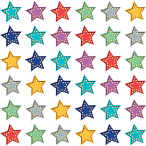 Marquee Stars Mini acentos, paquete de 36