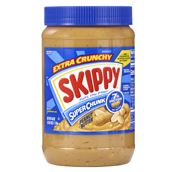 SKIPPY(r) Super Chunk Peanut Butter, 8/40 oz . C1CB - Front Center Inner Pack (Hi Res)