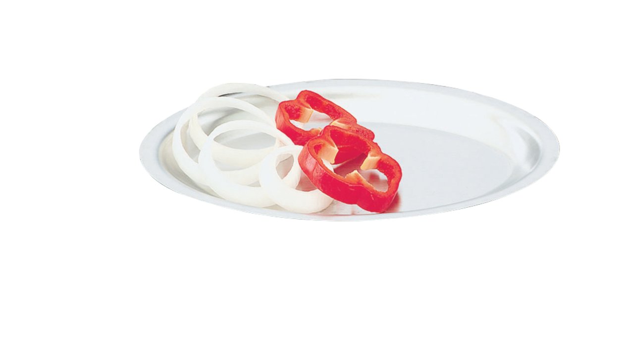 Stainless steel sizzling platter