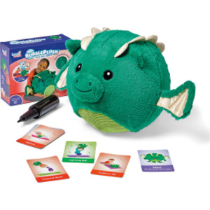 BubblePlush Yoga Ball Buddy, Flint the Adventurous Dragon