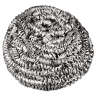 Boardwalk, Medium Stainless Steel Srubber, Round, 6"x6", Stainless Steel