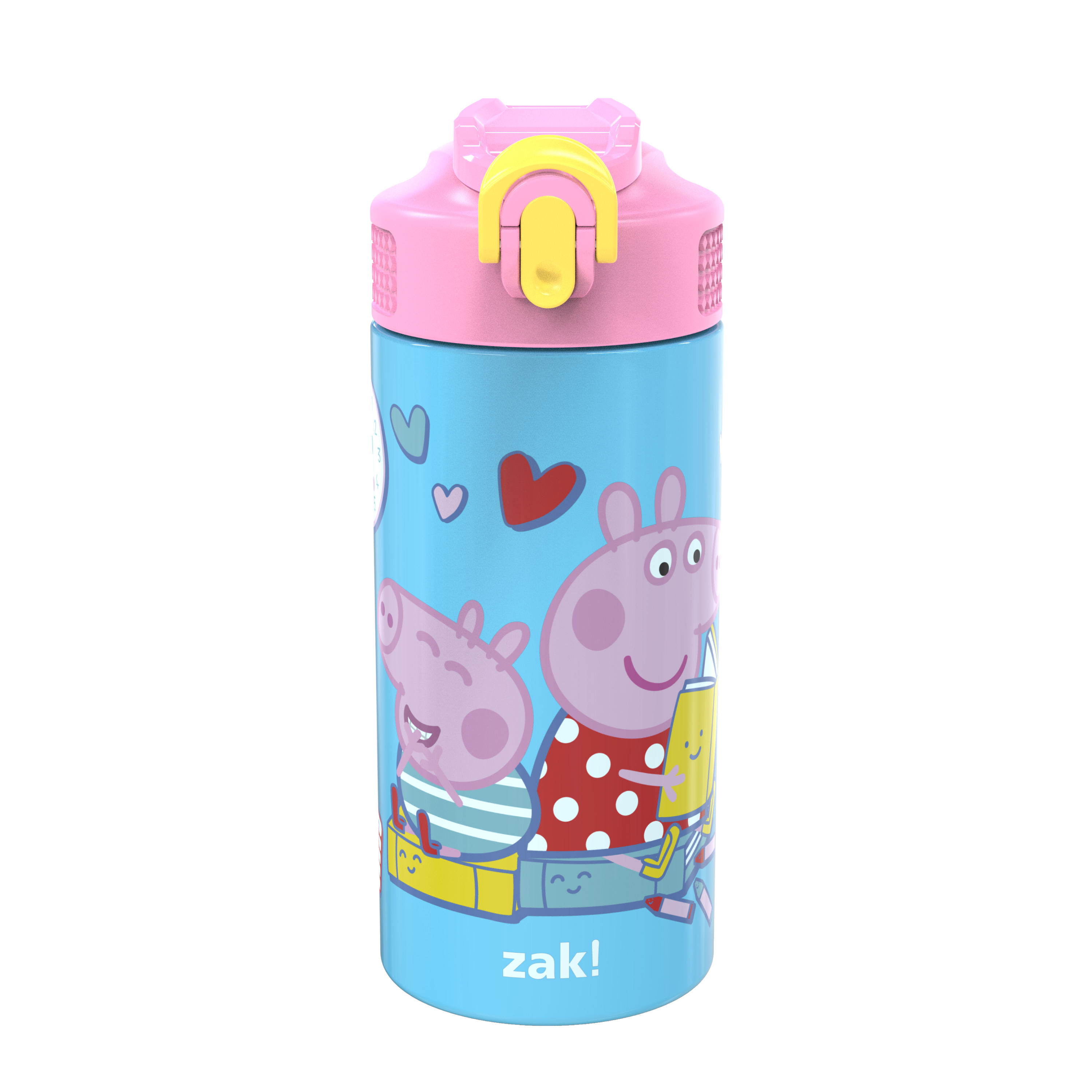Peppa Pig 14 ounce Stainless Steel Vacuum Insulated Water Bottle, Peppa and Friends slideshow image 1