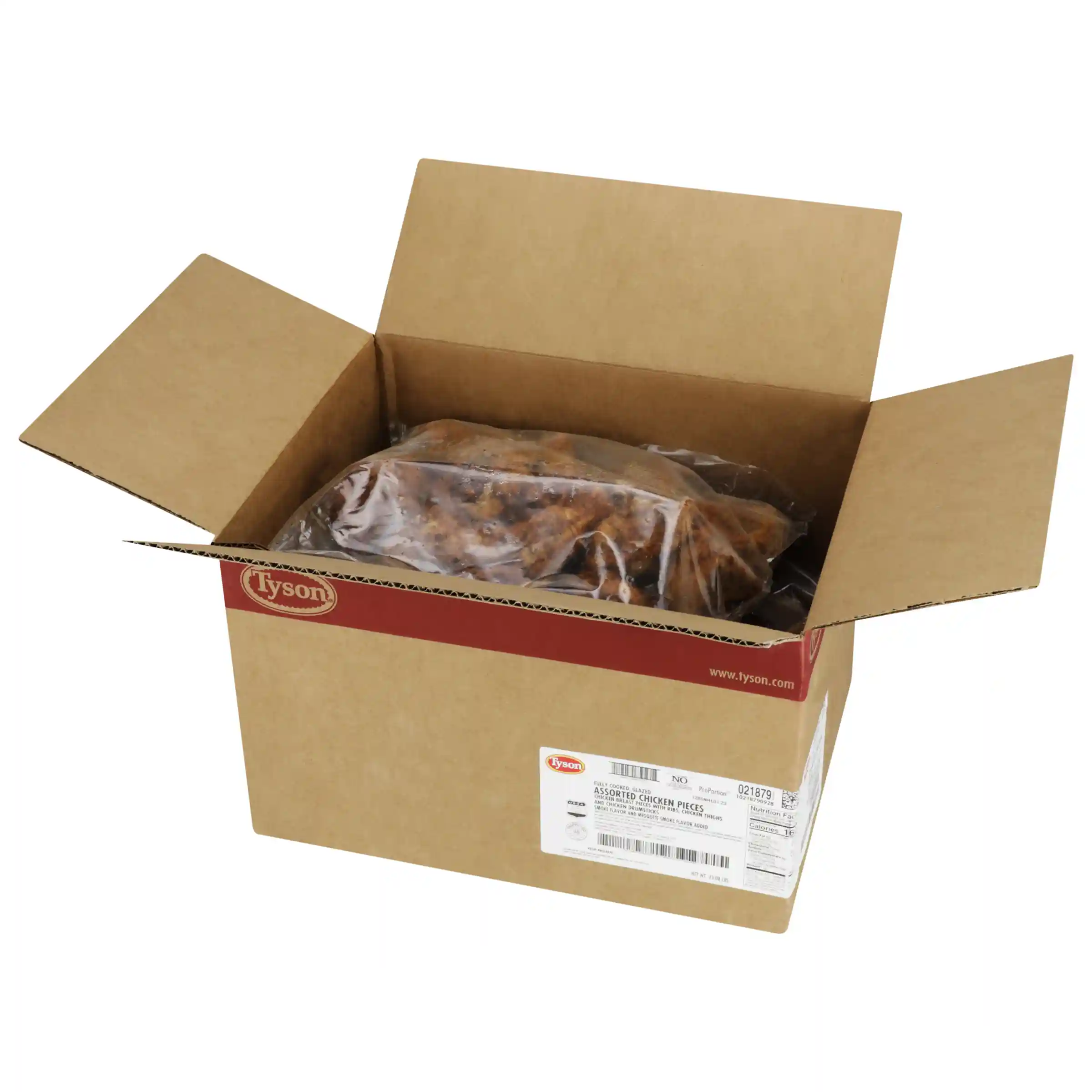 Tyson® ProPortion® Fully Cooked Glazed Mesquite Smoke Flavor Added, Assorted Chicken Pieces _image_4